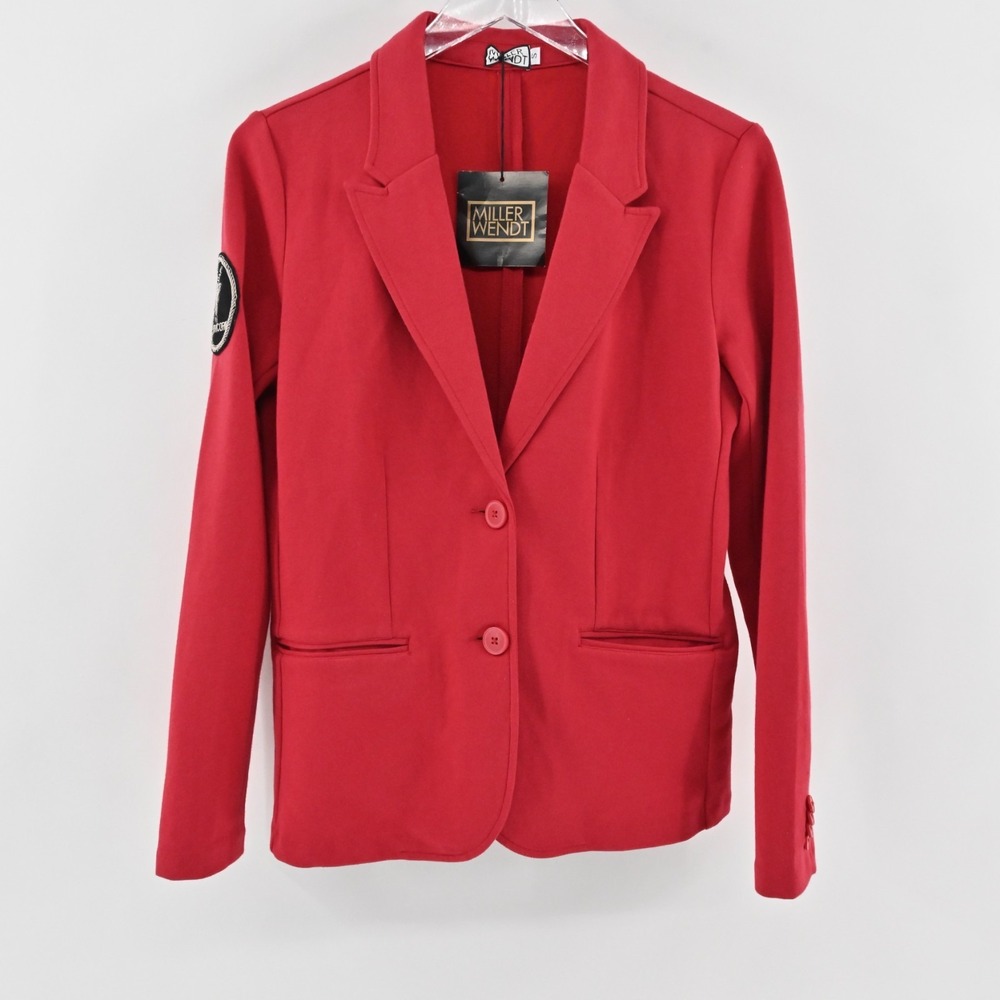 Women's Red Two-Button Blazer